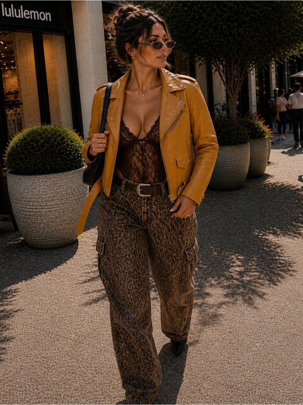 Mustard Leather Modo Jacket